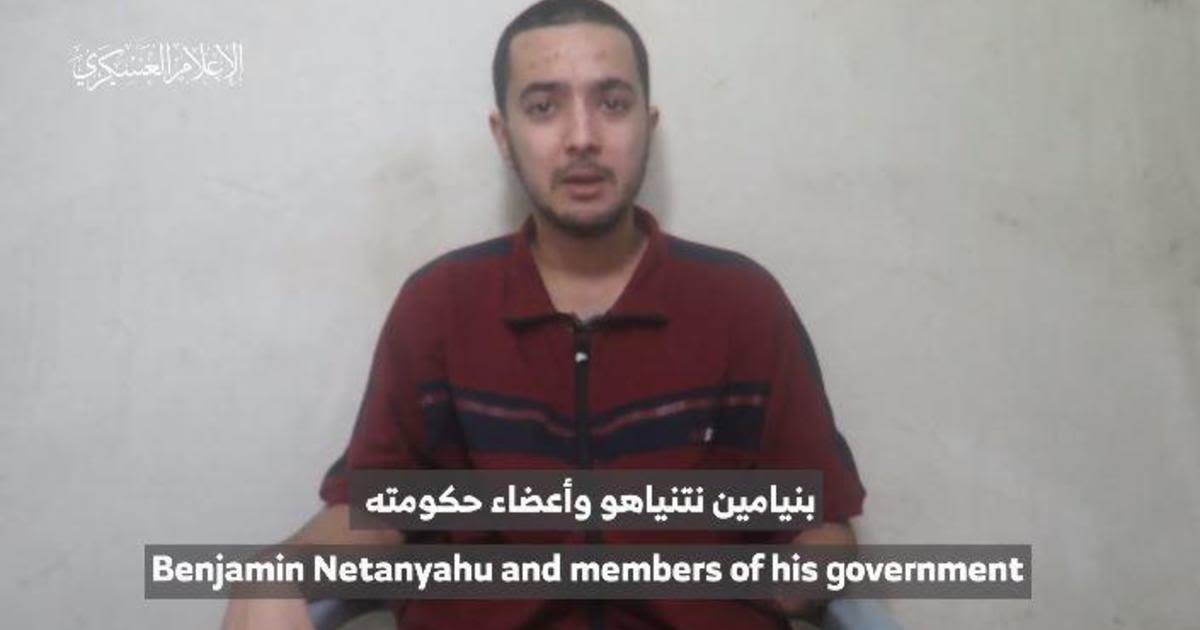 Hamas releases video of Israeli-American hostage Hersh Goldberg-Polin