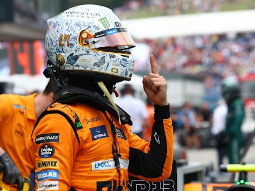 Hungarian GP: Lando Norris takes pole as McLaren seal front-row lockout