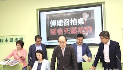 傅崐萁拍桌嗆散會 柯建銘諷「拍桌子國會天搖地動」