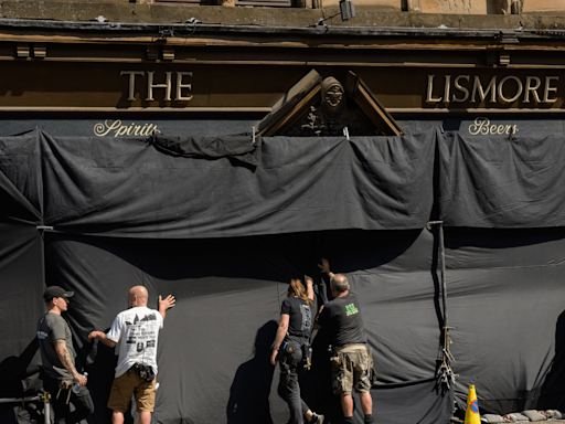 Filming for huge BBC crime drama shuts down popular Glasgow pub