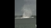 Video: Gustnado spins over Gun Lake