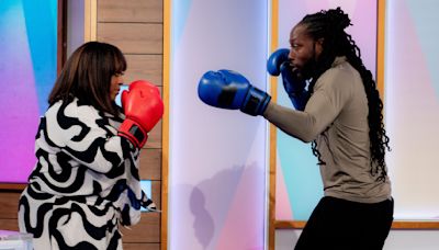 Watch boxing coach Marcus Luther teach the Loose Women some boxing basics