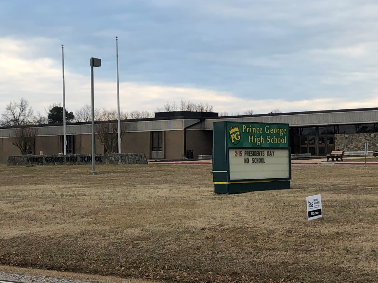 Prince George High School goes on lockdown after weapon reported on campus