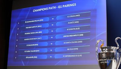 UEFA Champions League first qualifying round draw | UEFA Champions League