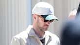 Justin Timberlake is driven out of New York City in SUV