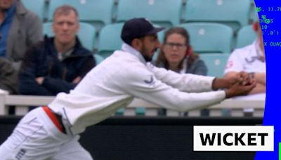 England v Sri Lanka: Shoaib Bashir takes a 'stunning' catch as England pick up an early wicket