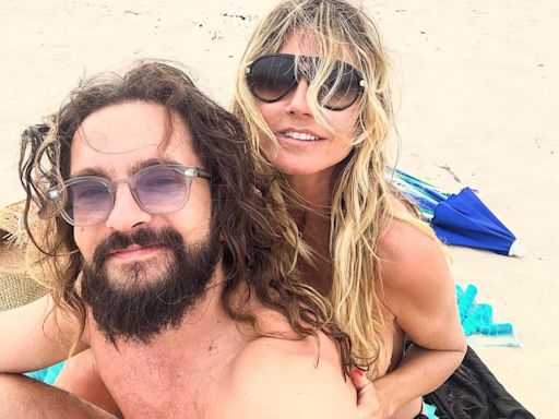 Heidi Klum Goes Topless as Husband Tom Kaulitz Films Her Splashing in the Ocean