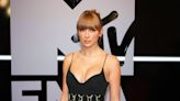Taylor Swift Stuns in Bejeweled Bodysuit-Style Dress at the MTV Europe Music Awards 2022