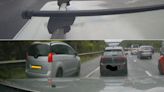 M5 driver caught undertaking traffic on hard shoulder