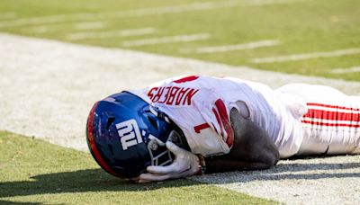 Giants' Malik Nabers 'hurt' after drop, letting veterans down