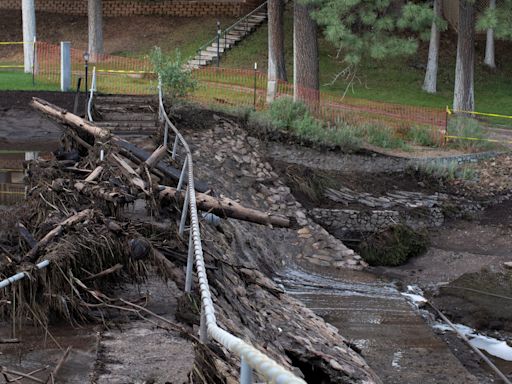 Ruidoso faces flood watch as slow-moving storms approach, burn scar impact