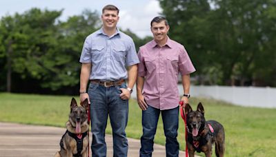 Military Dog Handler Friends Adopt Their Canine Partners After Dogs Retire at the Same Time