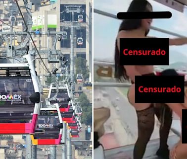 Ahora en el Mexicable: graban video con contenido para adultos en las cabinas del transporte