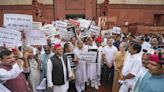 Parliament Budget session: INDIA bloc MPs protest over 'discrimination' against opposition-ruled States in Union Budget