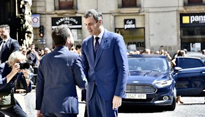 Pedro Sánchez y Pere Aragonès, reunidos en Barcelona: semana clave para la investidura de Salvador Illa