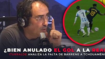 ¿Era falta de Barrenetxea a Tchouameni en el gol de Kubo? Iturralde González analiza la polémica del Real Sociedad-Real Madrid