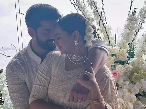 Zaheer Iqbal embraces his bride Sonakshi Sinha in UNSEEN PIC from their wedding shared by BFF Huma Qureshi with a heartwarming note | Hindi Movie News - Times of India