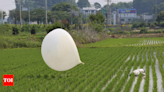 North Korea flies more balloons likely carrying trash after South resumes propaganda broadcasts - Times of India