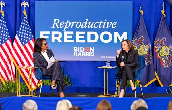 ‘Ovaries!’ Kamala Harris and Abbott Elementary’s Sheryl Lee Ralph discuss reproductive rights in Montgomery County