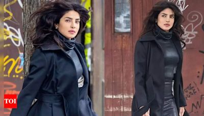 Priyanka Chopra looks fierce in these leaked PICS from 'Citadel' season 2 shoot, fans call her 'lioness' - See inside - Times of India