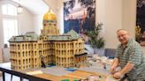 Priest builds replica of Notre Dame's Golden Dome-topped main building out of Legos