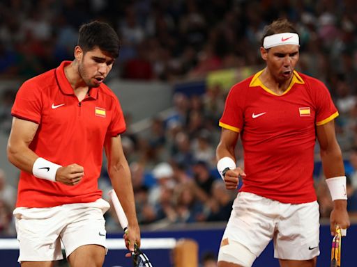 Nadal, Alcaraz hit ground running with Olympics double win