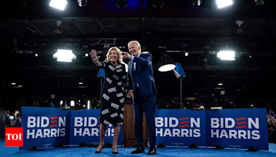 Jill Biden's dress makes a post-debate statement - Times of India