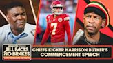 Chiefs kicker Harrison Butker has no regrets about expressing his beliefs during recent commencement speech