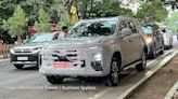MG Gloster Facelift Massive Road Presence Spied - Fortuner Rival In Production Form