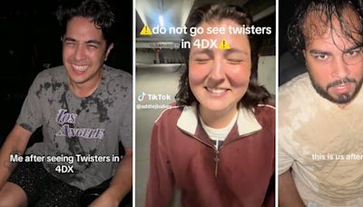 'Roller coaster with wind and water': People describe seeing ‘Twisters’ in 4DX as 'before and after' videos trend on TikTok