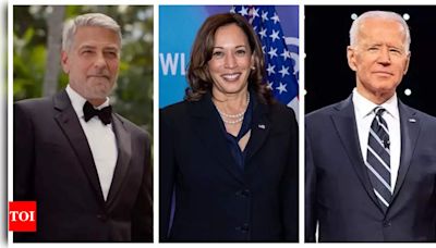 George Clooney backs Kamala Harris, lauds Joe Biden for 'saving democracy' | - Times of India