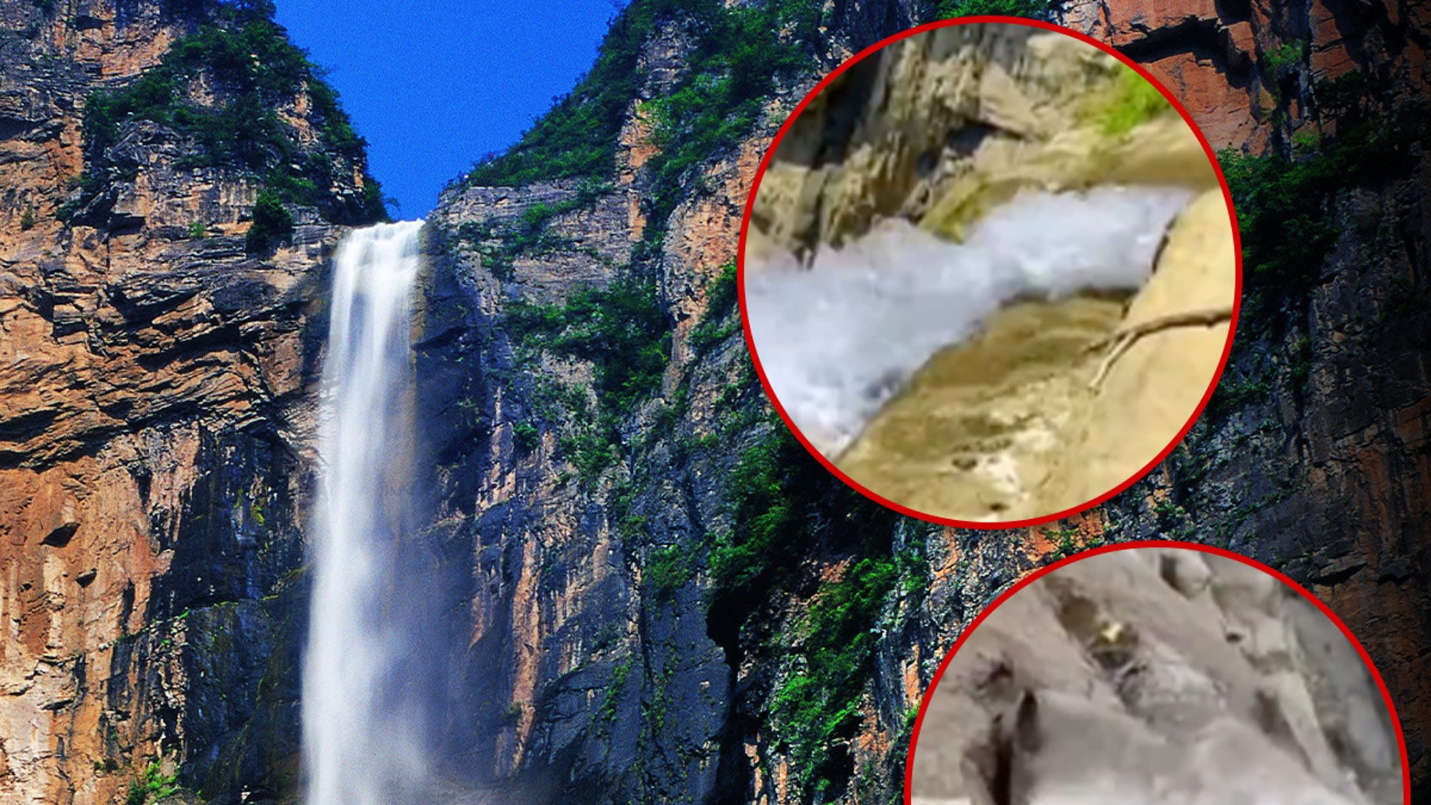 Famous Chinese Waterfall Deemed Fake, Water Pumping Pipes Exposed