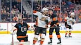 Vatrano's 5th career hat trick leads Ducks past Flyers, 7-4