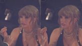 Taylor Swift reacts on camera after breaking her $12,000 ring at the 2023 MTV VMAs