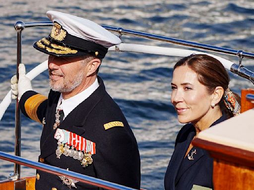 King Frederik of Denmark puts on a sophisticated naval display