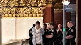 Protester glues himself to Capitol railing over Pa. lawmaker’s support of ‘anti-LGBTQ’ bills