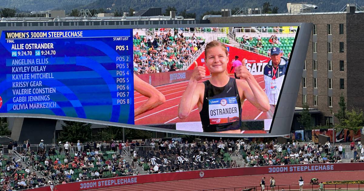 Alaska’s Allie Ostrander sets personal best in steeplechase finals at 2024 Olympic trials