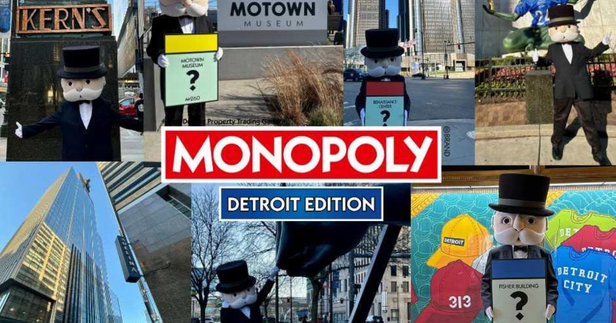 Detroit's getting its own Monopoly board. Mr. Monopoly seen scouting locations