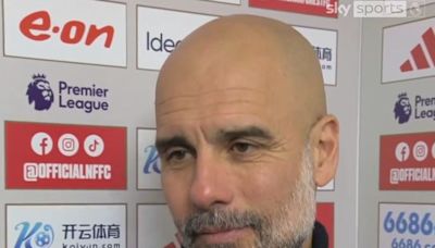 'We were lucky' - Pep Guardiola identifies issue that cost Nottingham Forest win vs Man City