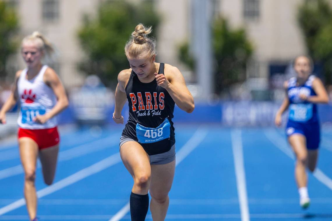 Paris High School track star sets two state meet records before heading to compete for UK