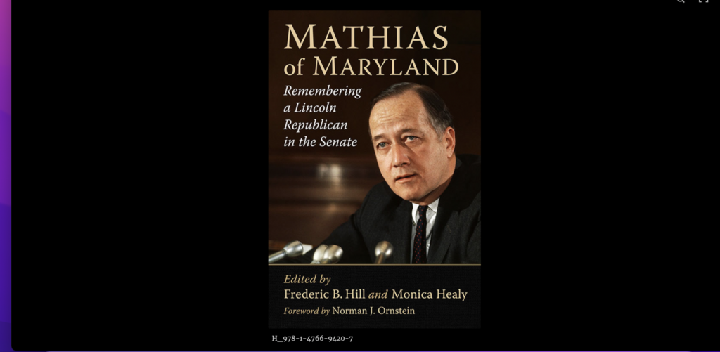 Recommended summer reading: A new bio of the late Sen. ‘Mac’ Mathias