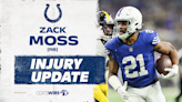 Colts’ Zack Moss expected to play vs. Texans in Week 18