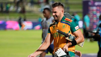 South Africa beats Afghanistan to reach the Twenty20 World Cup final, ending a long cricket drought