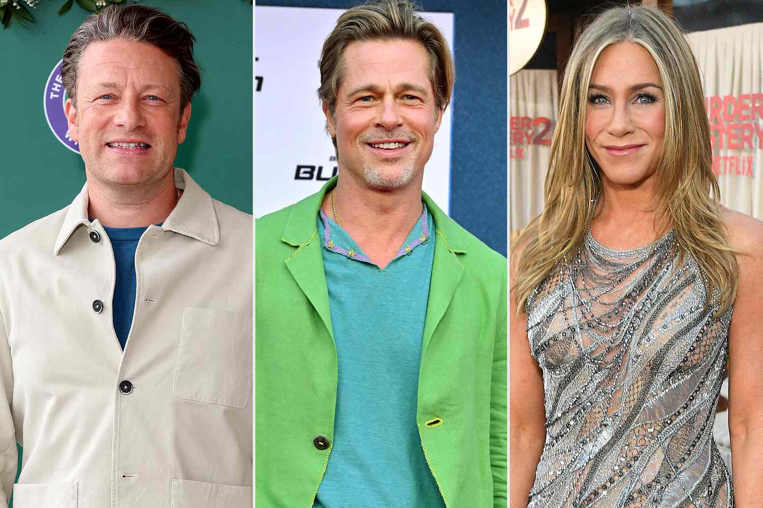 Chef Jamie Oliver Says He Was ‘Brad Pitt’s 40th Birthday Present’ from Jennifer Aniston While They Were Married