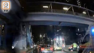 香港仔男子棄用天橋橫越6行車線 遭的士撞傷