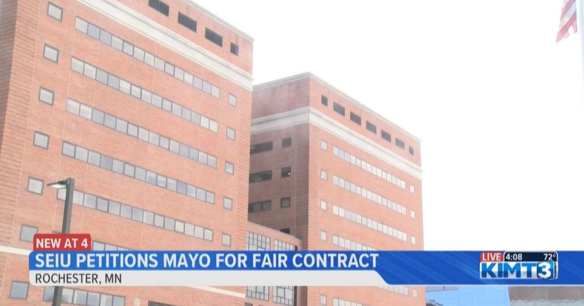 SEIU petitions Mayo Clinic for a better contract