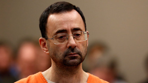 Larry Nassar: US justice department to pay abuse survivors $138m