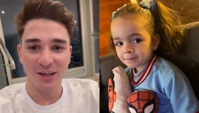 Julián Álvarez sorprendió a Julia, su mini fan, en el día de su cumpleaños con un increible regalo