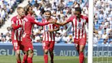 0-1. El Atlético, superior a la Real en la primera parte, se adelanta con gol de Lino