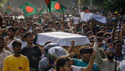 Bangladesh PM blames political foes for violence